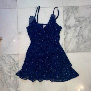 Japna Navy Polka Dot Romper